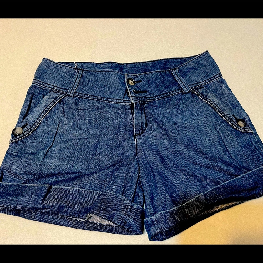 Gap denim cuffed shorts